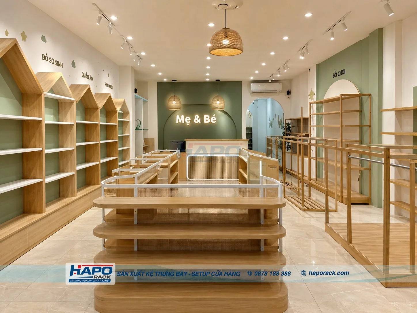Lắp Đặt Kệ Shop Mẹ Và Bé Tại P. Thới An Đông TP. Cần Thơ – Bền Đẹp, Dễ Trưng Bày