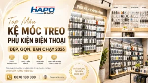 Mẫu Kệ Móc Treo Phụ Kiện Điện Thoại Đẹp, Tiết Kiệm Diện Tích Cửa Hàng