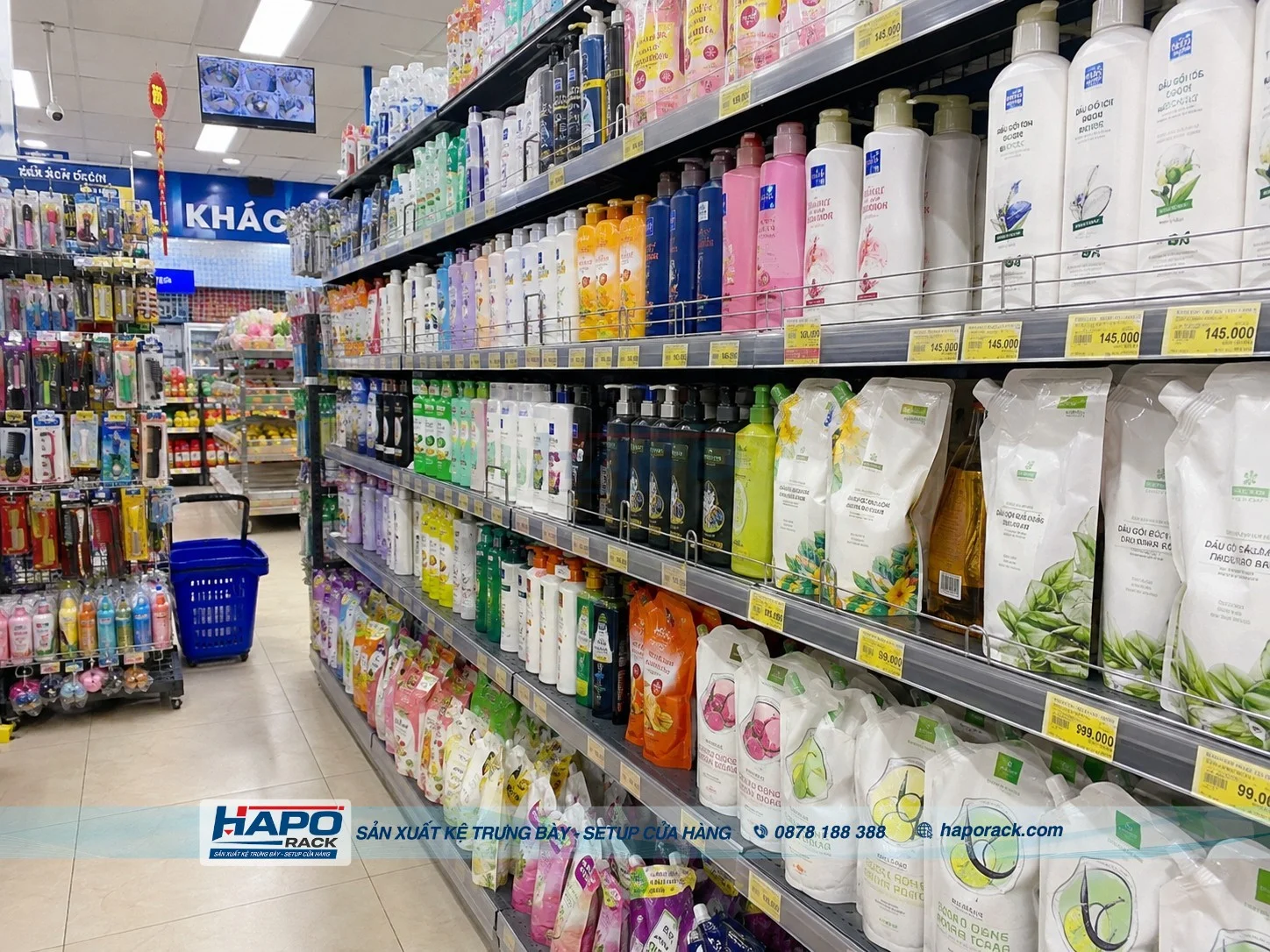 Mua Kệ Trưng Bày Dầu Gội Ở Đâu? Giá Tốt Cho Tạp Hóa, Siêu Thị