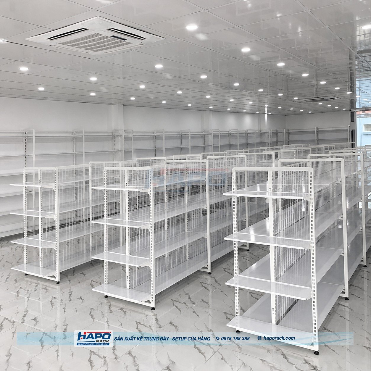 Sản Xuất Và Lắp Đặt Kệ Siêu Thị Tại Phường Bình Phú TP.HCM