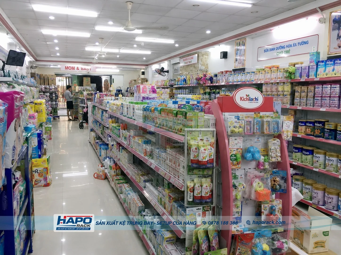 Sản Xuất Kệ Shop Mẹ Và Bé Tại P. Cái Răng TP. Cần Thơ – Theo Yêu Cầu, Bền Chắc