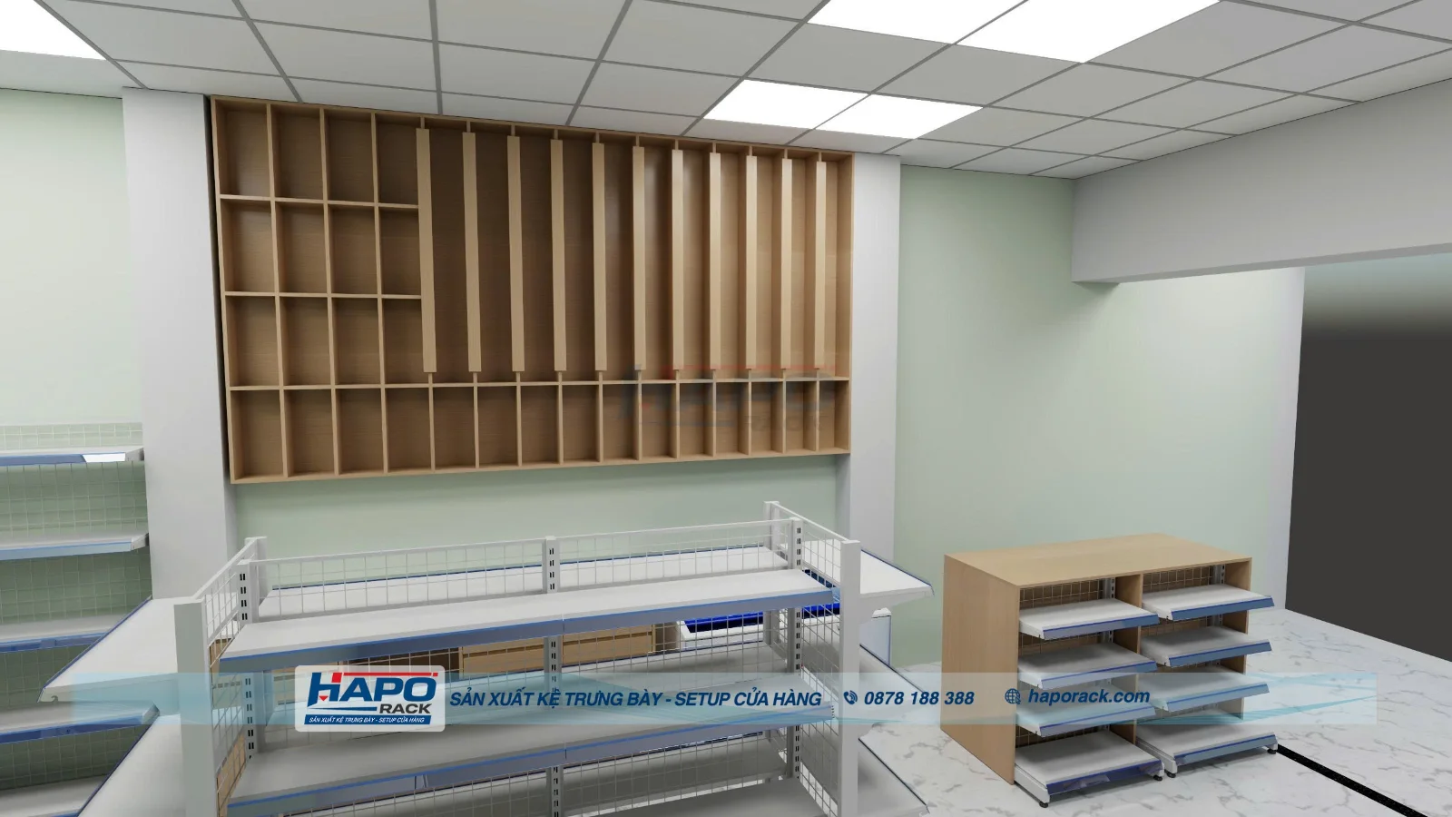 Thi Công Cửa Hàng Tiện Lợi KT MART 24/7 Trảng Bom – Đồng Nai Đẹp, Tối Ưu