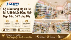 Thi Công Kệ Shop Mẹ Và Bé Tại P. Bình Lộc Đồng Nai – Gọn Đẹp, Tiết Kiệm Diện Tích