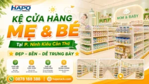 Thiết Kế Kệ Shop Mẹ Và Bé Tại P. Ninh Kiều TP. Cần Thơ Tối Ưu Diện Tích