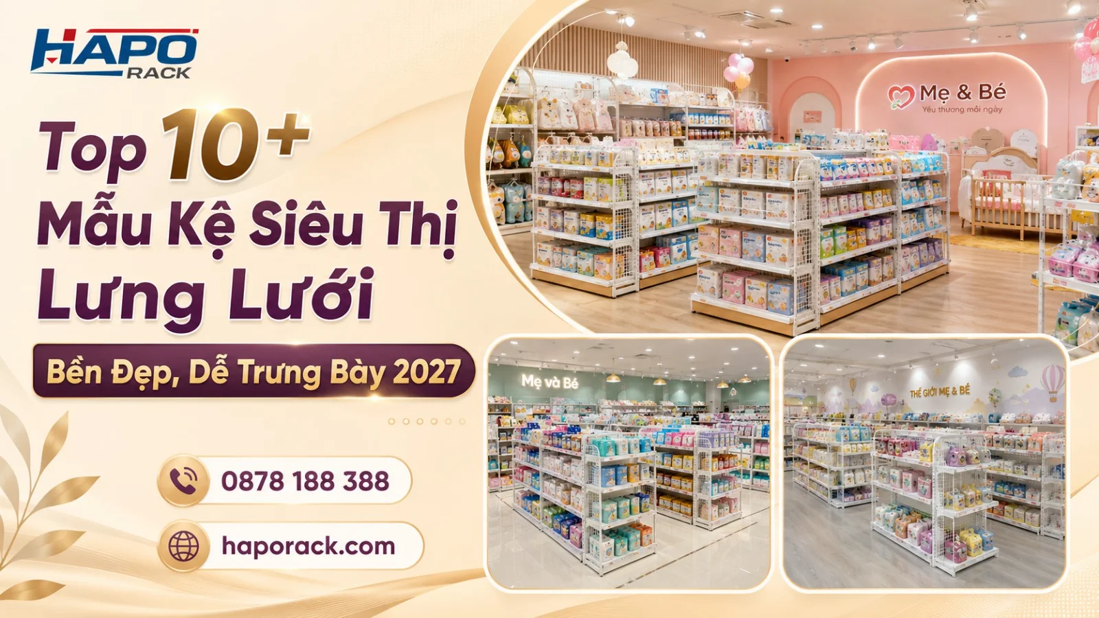 Top Mẫu Kệ Siêu Thị Lưng Lưới Đơn Đẹp, Chắc Chắn, Giá Tốt 2027