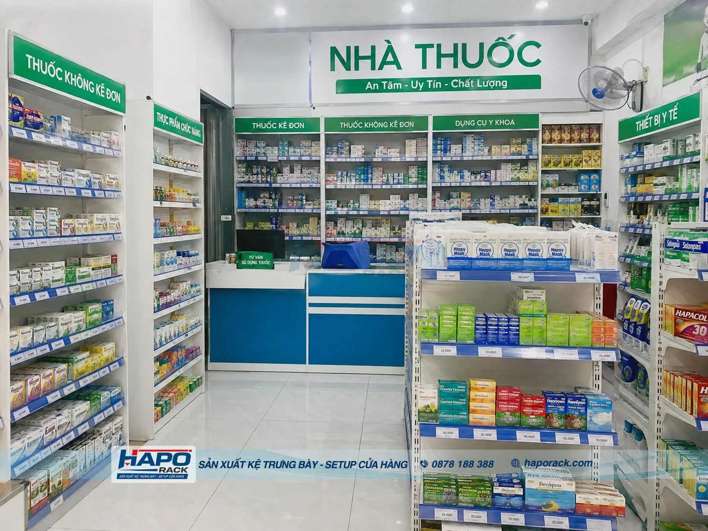 Tủ Kệ Nhà Thuốc 2027 – Giải Pháp Bố Trí Khoa Học, Thẩm Mỹ