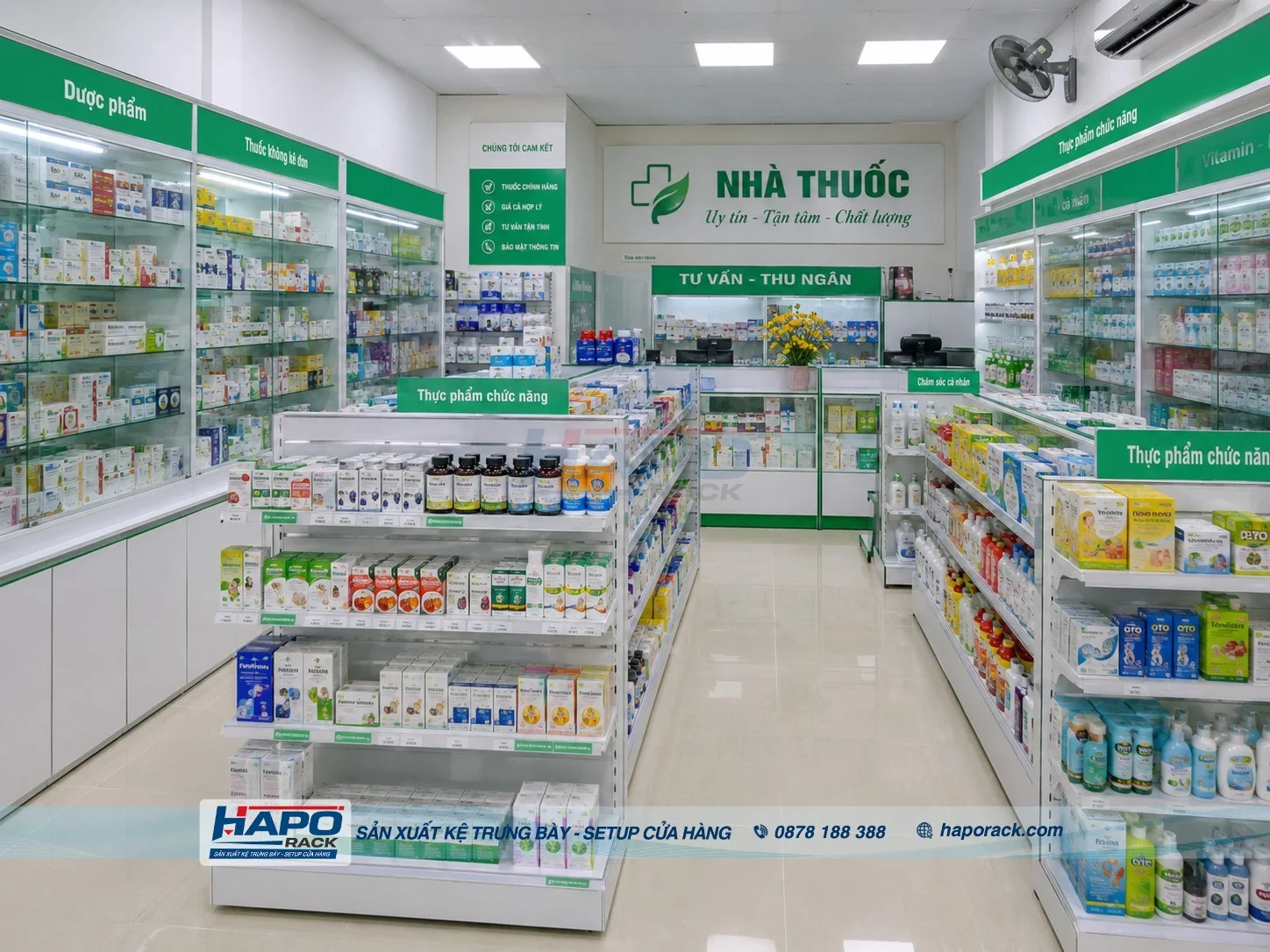 Tủ Kệ Nhà Thuốc 2027 – Mẫu Bền Đẹp, Phù Hợp Nhiều Mô Hình Kinh Doanh