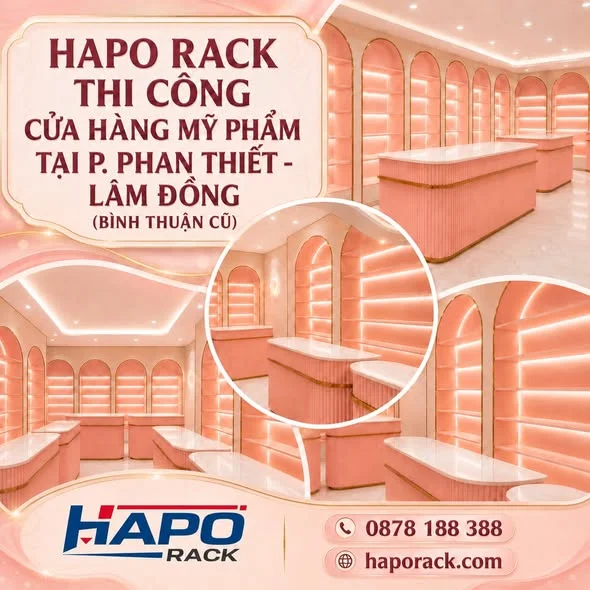 THI CÔNG CỬA HÀNG MỸ PHẨM TẠI PHAN THIẾT, LÂM ĐỒNG