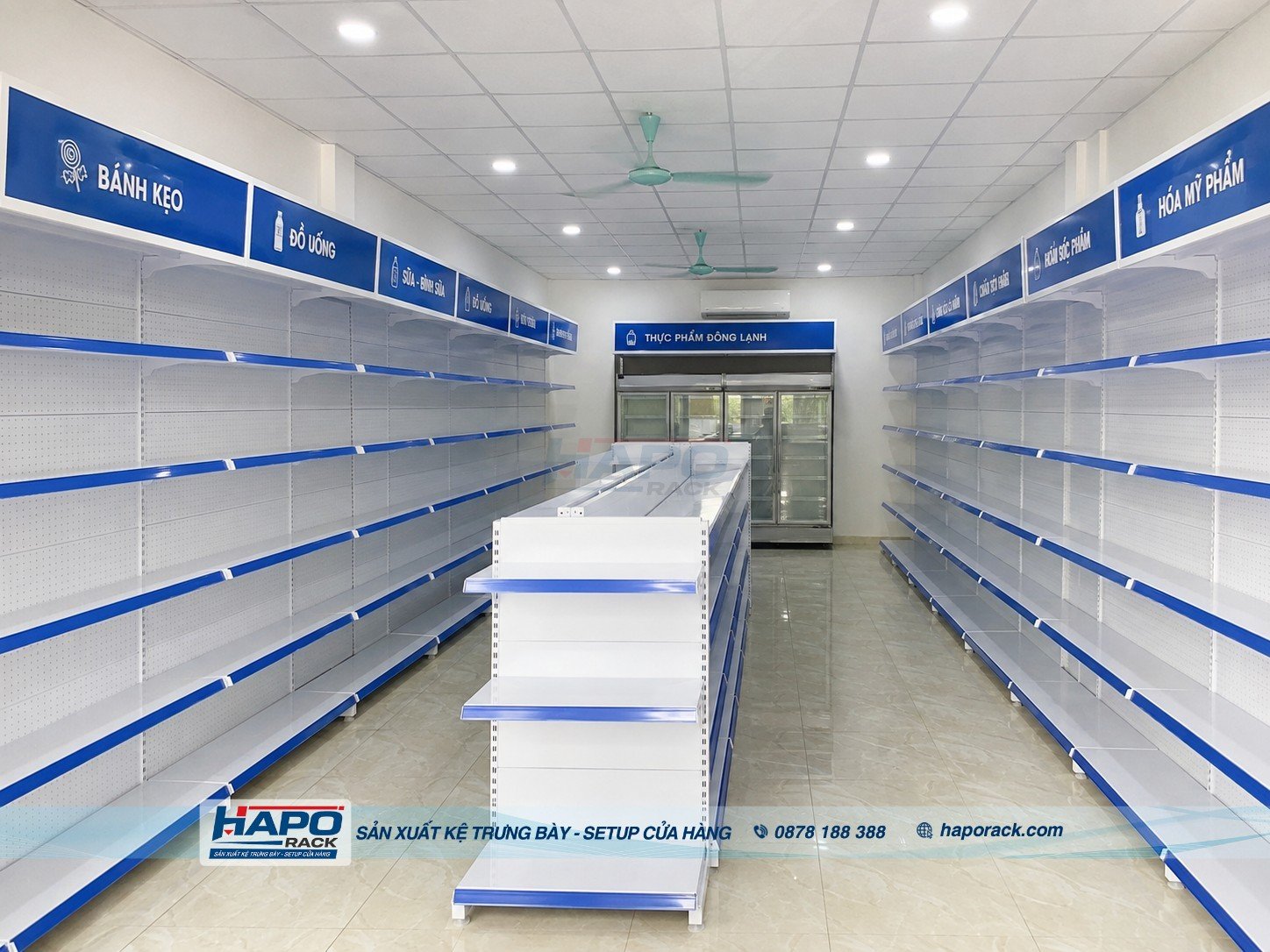 Nhận Sản Xuất Kệ Siêu Thị Tại Phường Tân Định TP.HCM Cho Cửa Hàng, Minimart