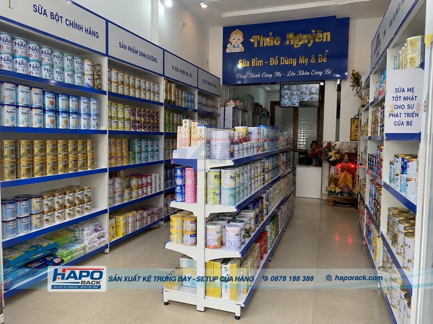 Kệ Trưng Bày Sữa Bột Đẹp Cho Cửa Hàng: Mẫu Kệ, Kích Thước Và Giá Tham Khảo