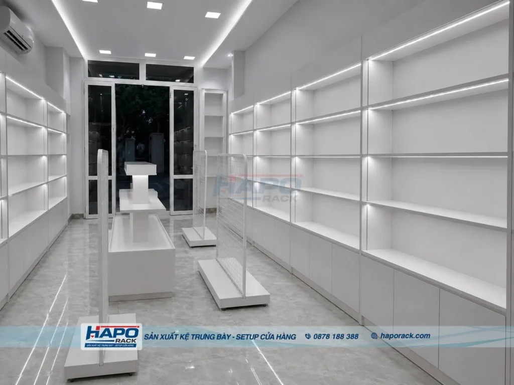 THI CÔNG CỬA HÀNG MỸ PHẨM TẠI THUẬN AN, TP. HCM
