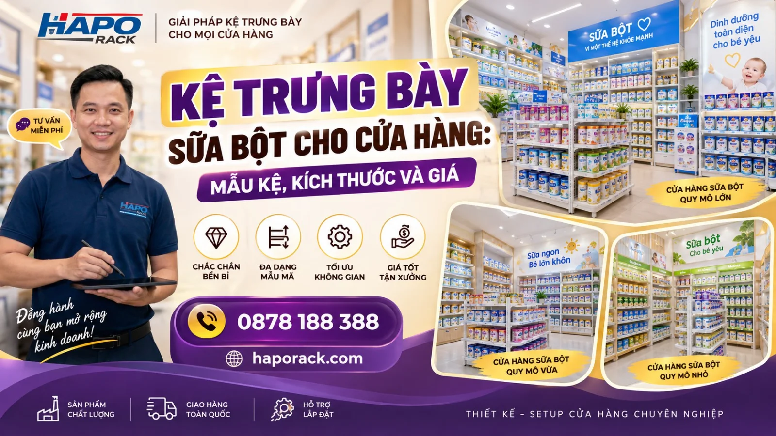 Giá Kệ Trưng Bày Sữa Bột Bao Nhiêu? Mẫu Kệ Và Kích Thước Phổ Biến