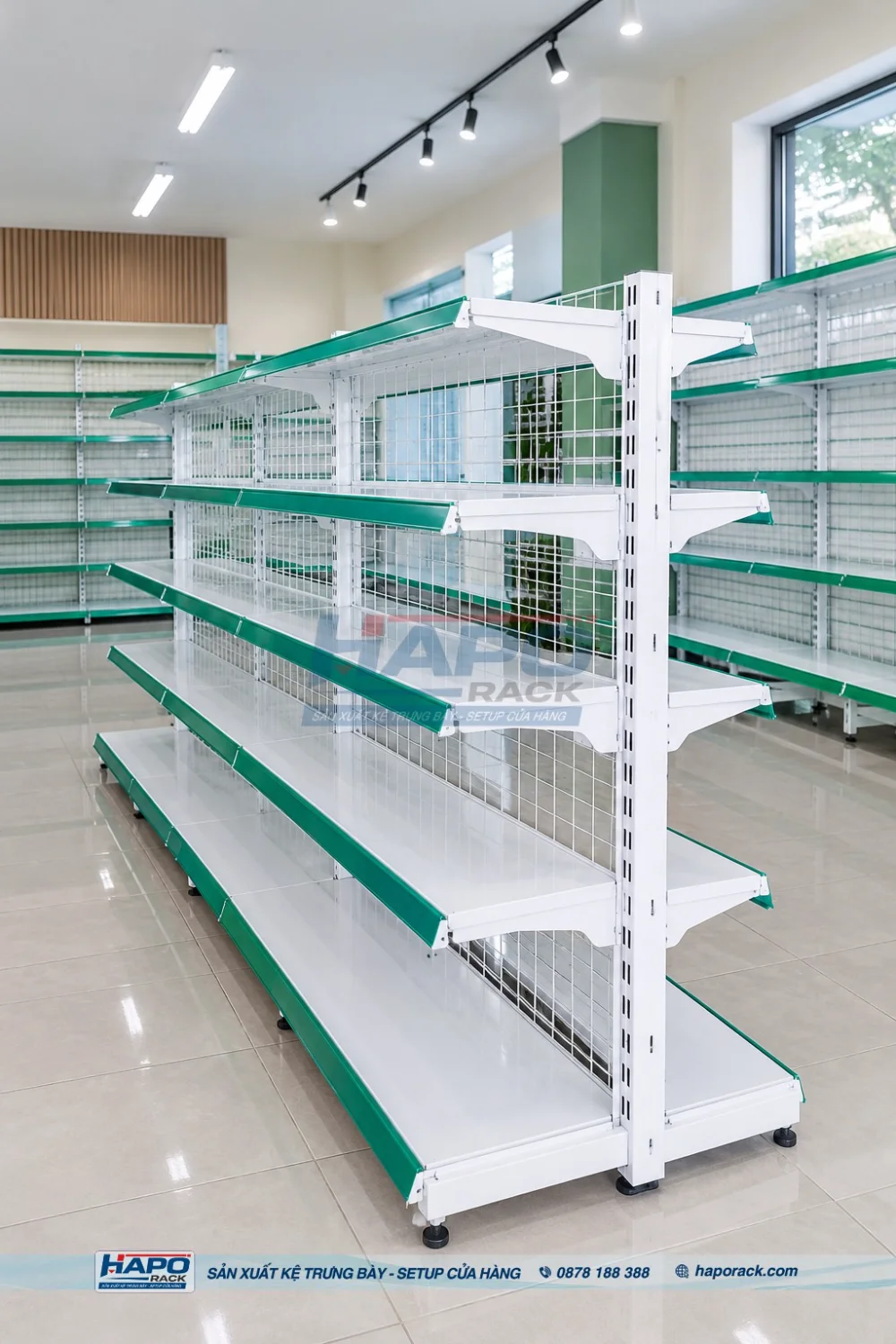 Hướng Dẫn Sắp Xếp Hàng Trên Kệ Lưng Lưới 5 Tầng