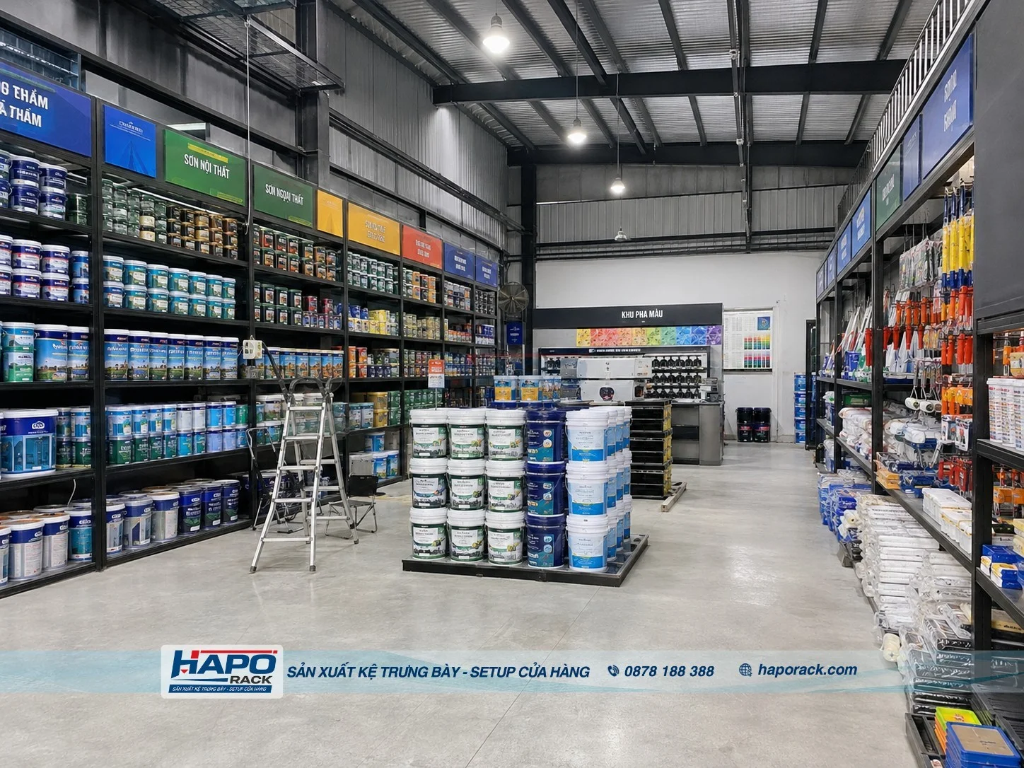 Kệ Cửa Hàng Sơn Chắc Chắn, Bền Đẹp, Chịu Tải Tốt 2027