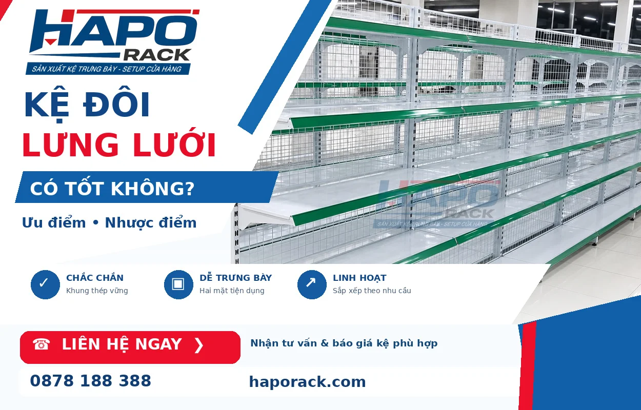 Kệ Đôi Lưng Lưới Có Tốt Không? Ưu Nhược Điểm Cần Biết