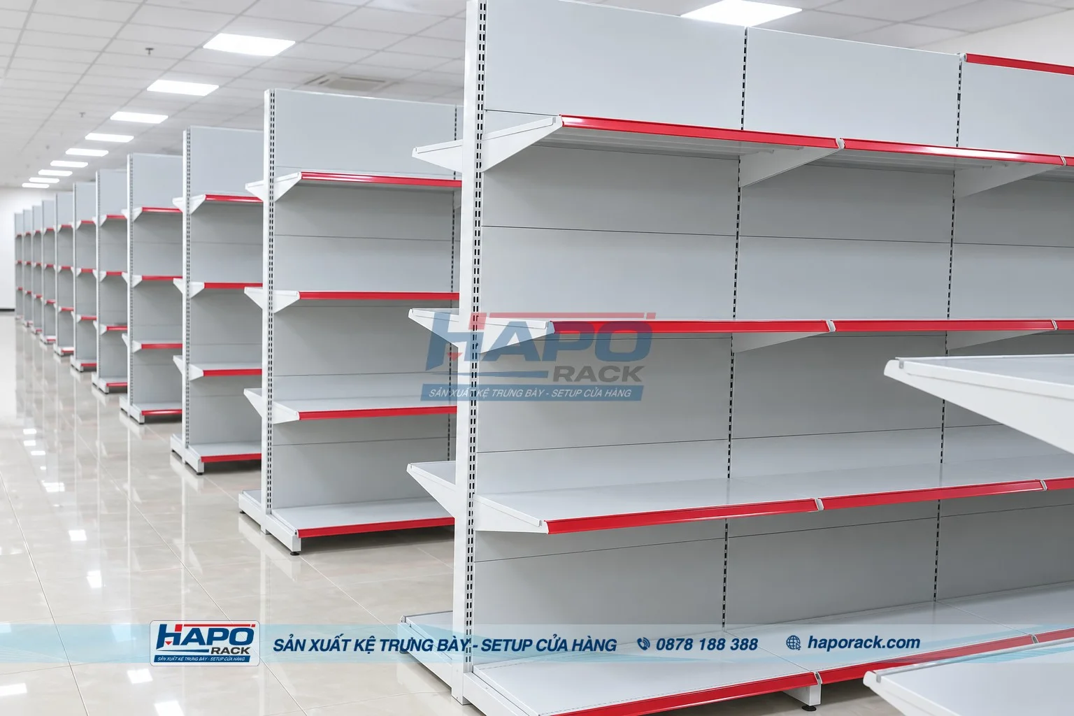 Kệ Đôi Lưng Tôn Liền – Báo Giá Kệ Siêu Thị Mới Nhất