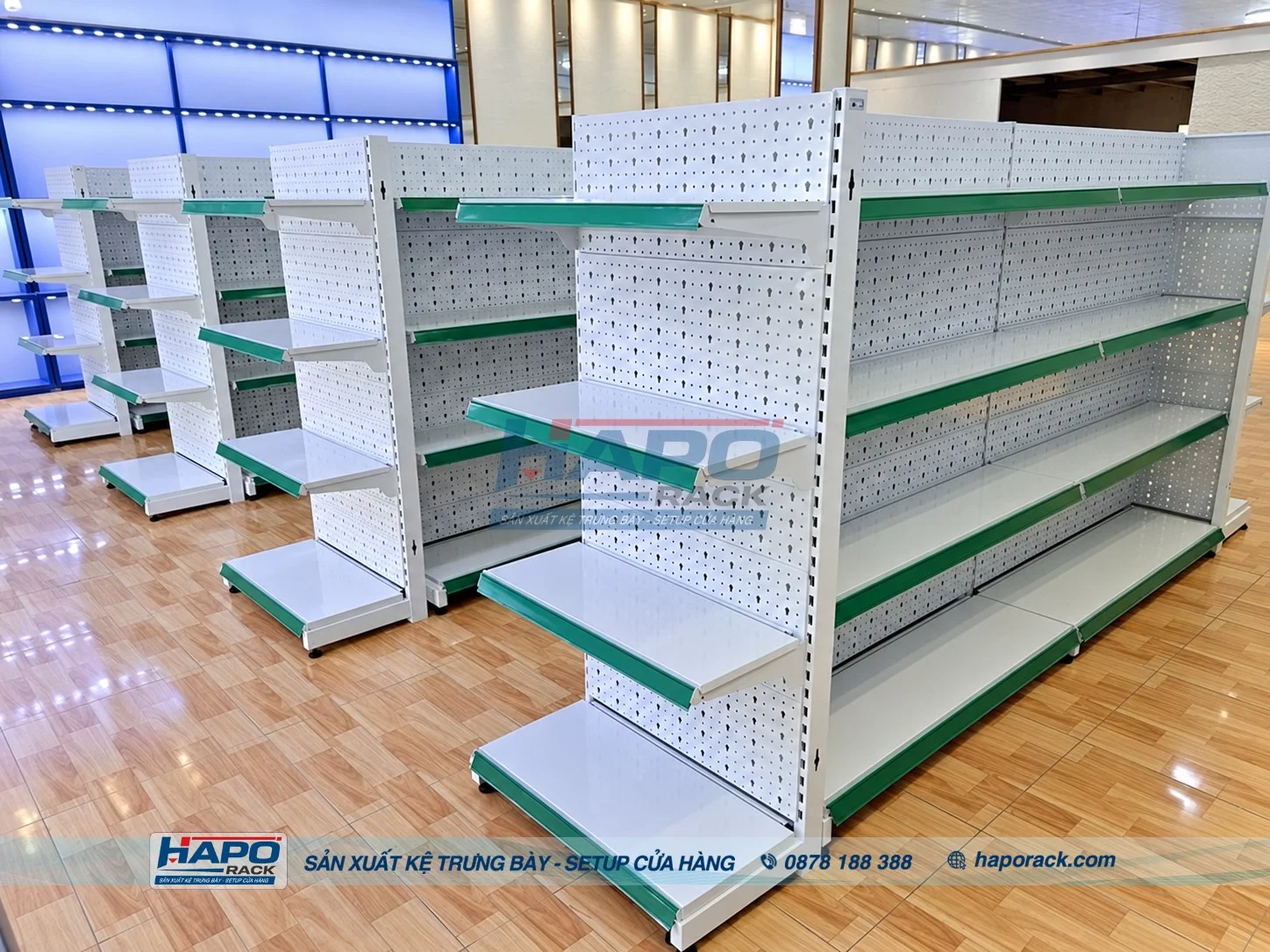Kệ Đôi Lưng Tôn Lỗ Hiện Đại – Phù Hợp Mọi Cửa Hàng