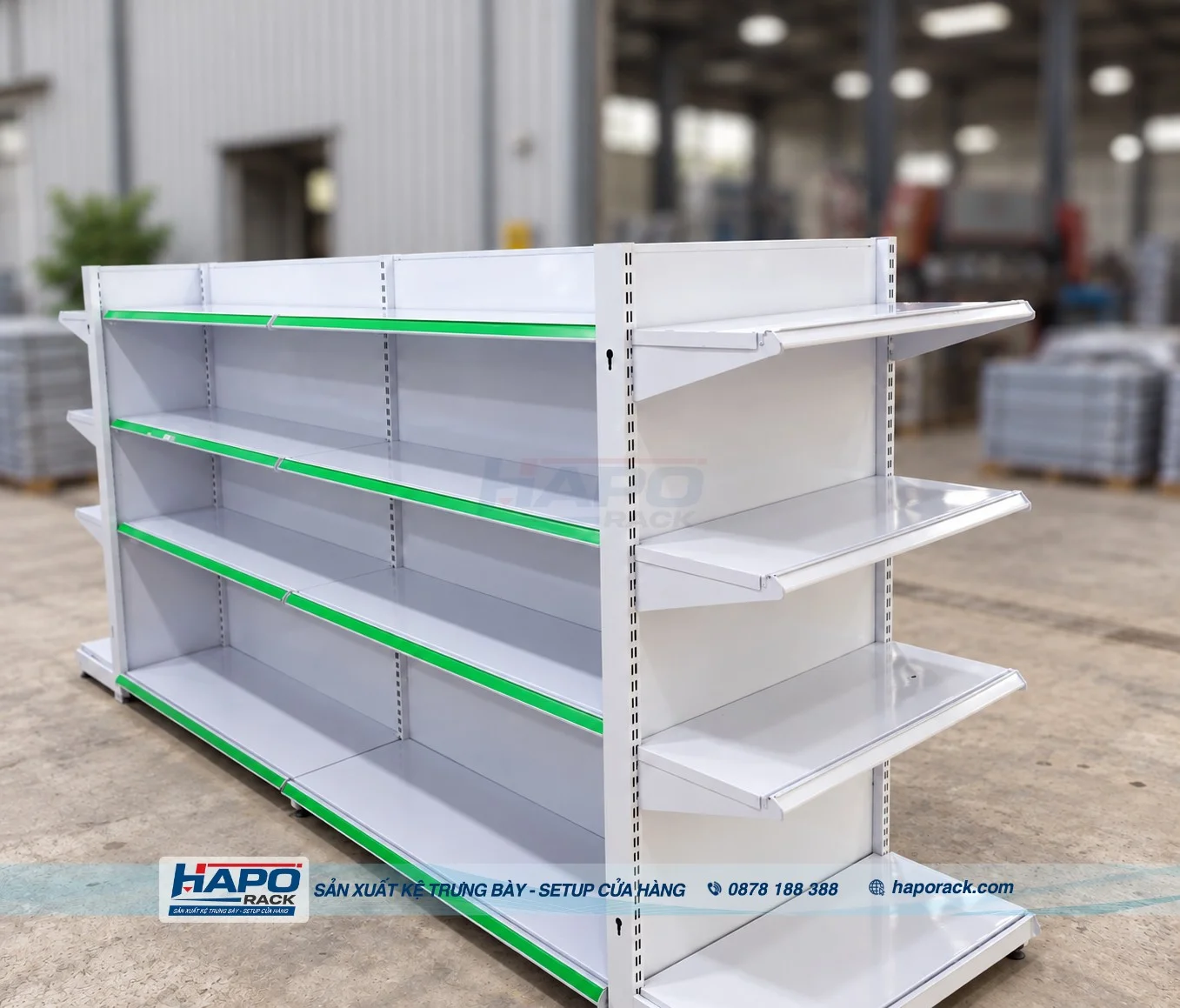 Kệ Đôi Tải Trọng Cao Tôn Liền – Chắc Chắn, Tối Ưu Trưng Bày Sản Phẩm