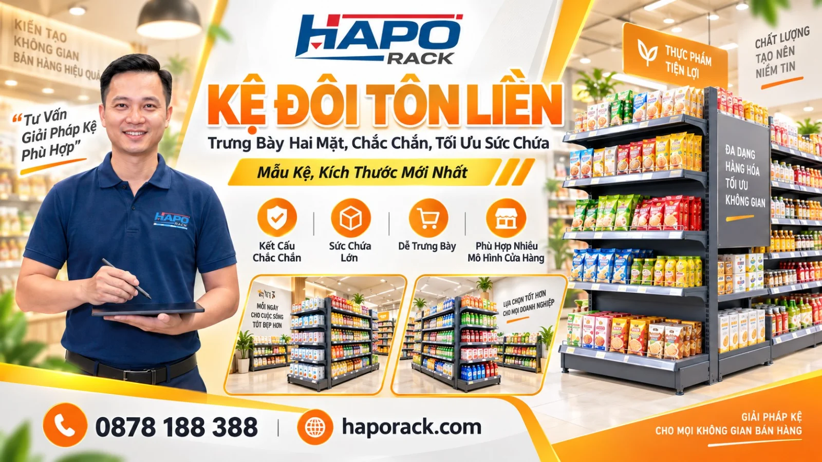 Kệ Đôi Tôn Liền Giá Xưởng – Bền Đẹp, Chịu Tải Tốt, Dễ Lắp Đặt