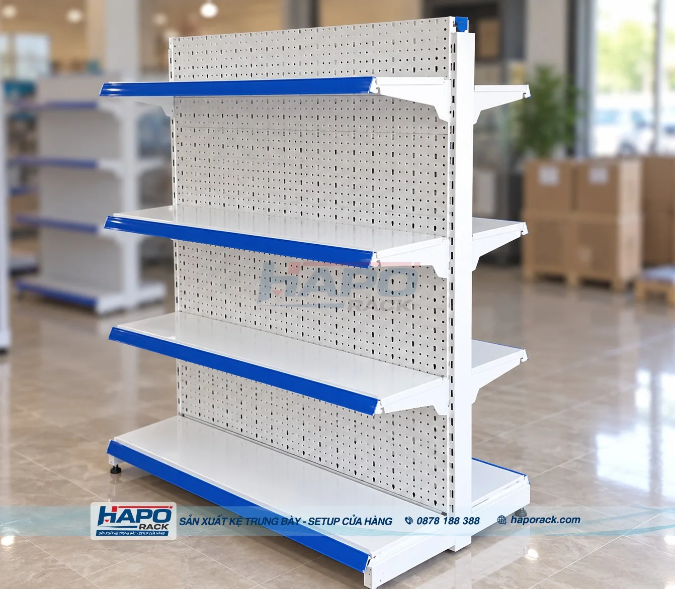 Kệ Đôi Tôn Lỗ Trưng Bày Sản Phẩm – Đẹp, Chắc Chắn, Dễ Điều Chỉnh