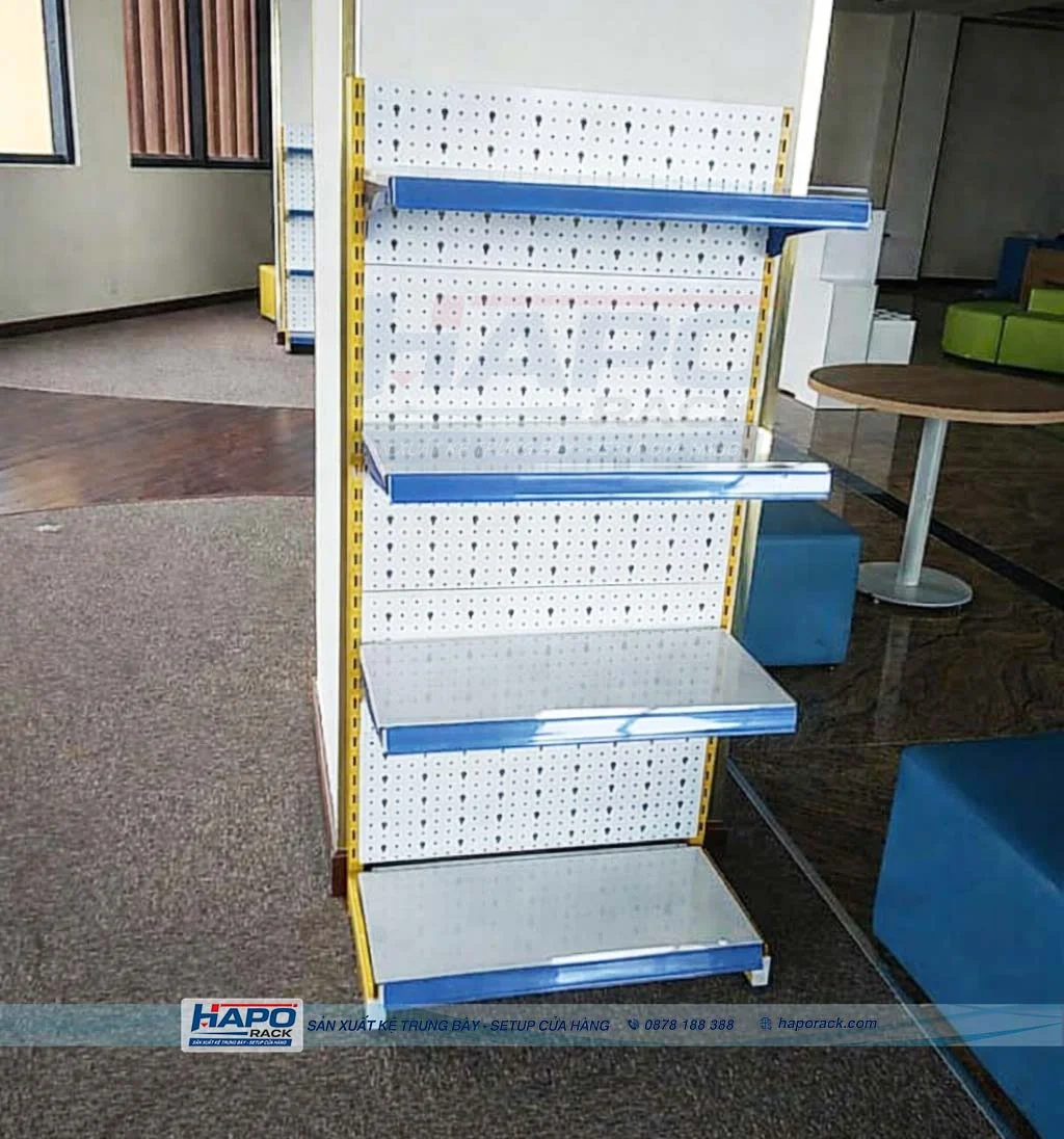 Kệ Đơn Tôn Lỗ Áp Tường – Giải Pháp Trưng Bày Gọn Gàng Cho Cửa Hàng