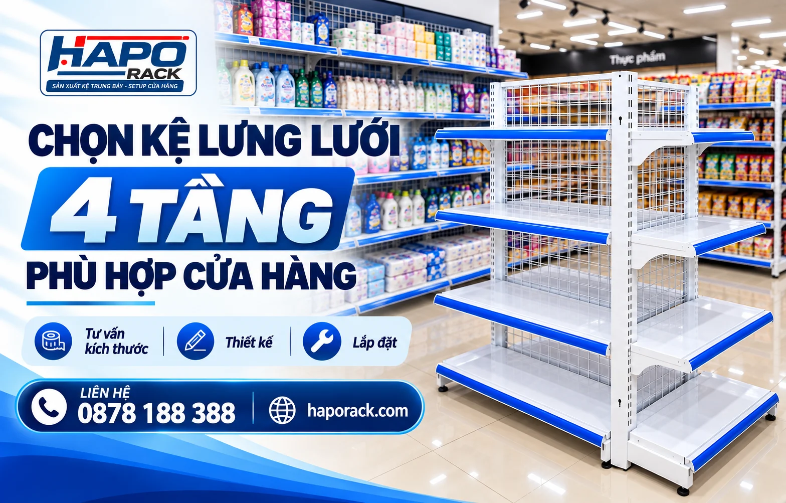 Kệ Đơn Và Kệ Đôi Lưng Lưới 4 Tầng Khác Nhau Về Kích Thước Thế Nào?