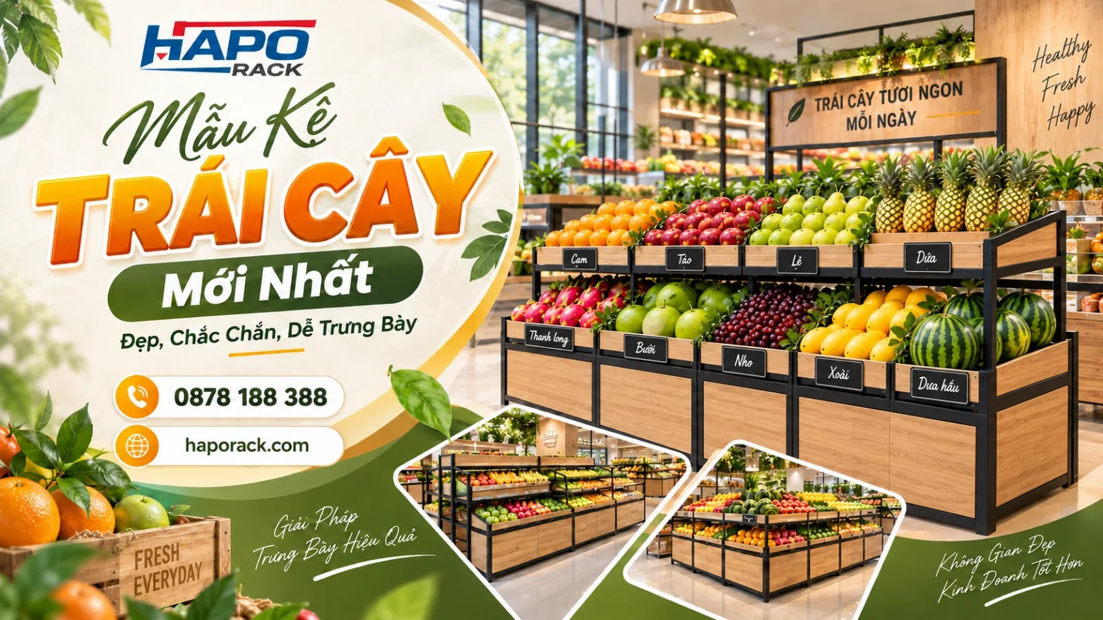 Kệ Đựng Trái Cây Đẹp Mẫu Mới Nhất, Nhiều Kiểu Khay Dễ Lựa Chọn