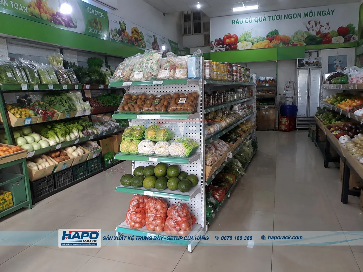 Kệ Giữa Cửa Hàng Tôn Lỗ Hai Mặt – Tối Ưu Diện Tích Trưng Bày Hàng Hóa