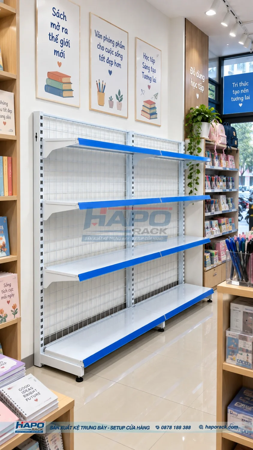 Kệ Lưng Lưới 4 Tầng Cao 1.520mm: Kích Thước Và Ứng Dụng