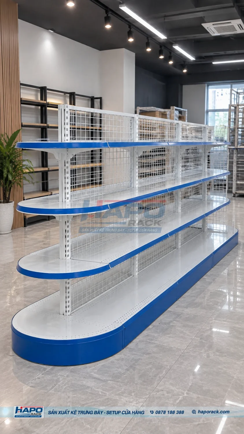 Kệ Lưng Lưới 4 Tầng Cao 1m5 Có Phù Hợp Với Cửa Hàng?