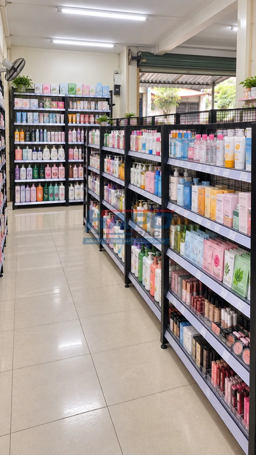 Kệ Lưng Lưới 5 Tầng Cho Shop Mỹ Phẩm, Mẹ Và Bé Có Phù Hợp Không?