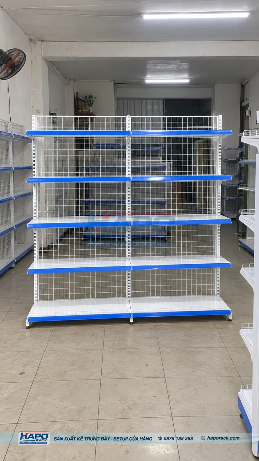 Kệ Lưng Lưới 5 Tầng: Chọn Kích Thước Và Bố Trí Hàng Theo Mặt Bằng