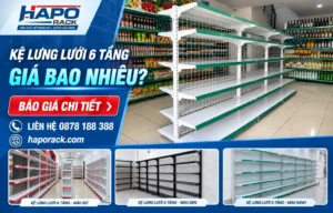 Kệ Lưng Lưới 6 Tầng Giá Bao Nhiêu? Báo Giá Mới Nhất
