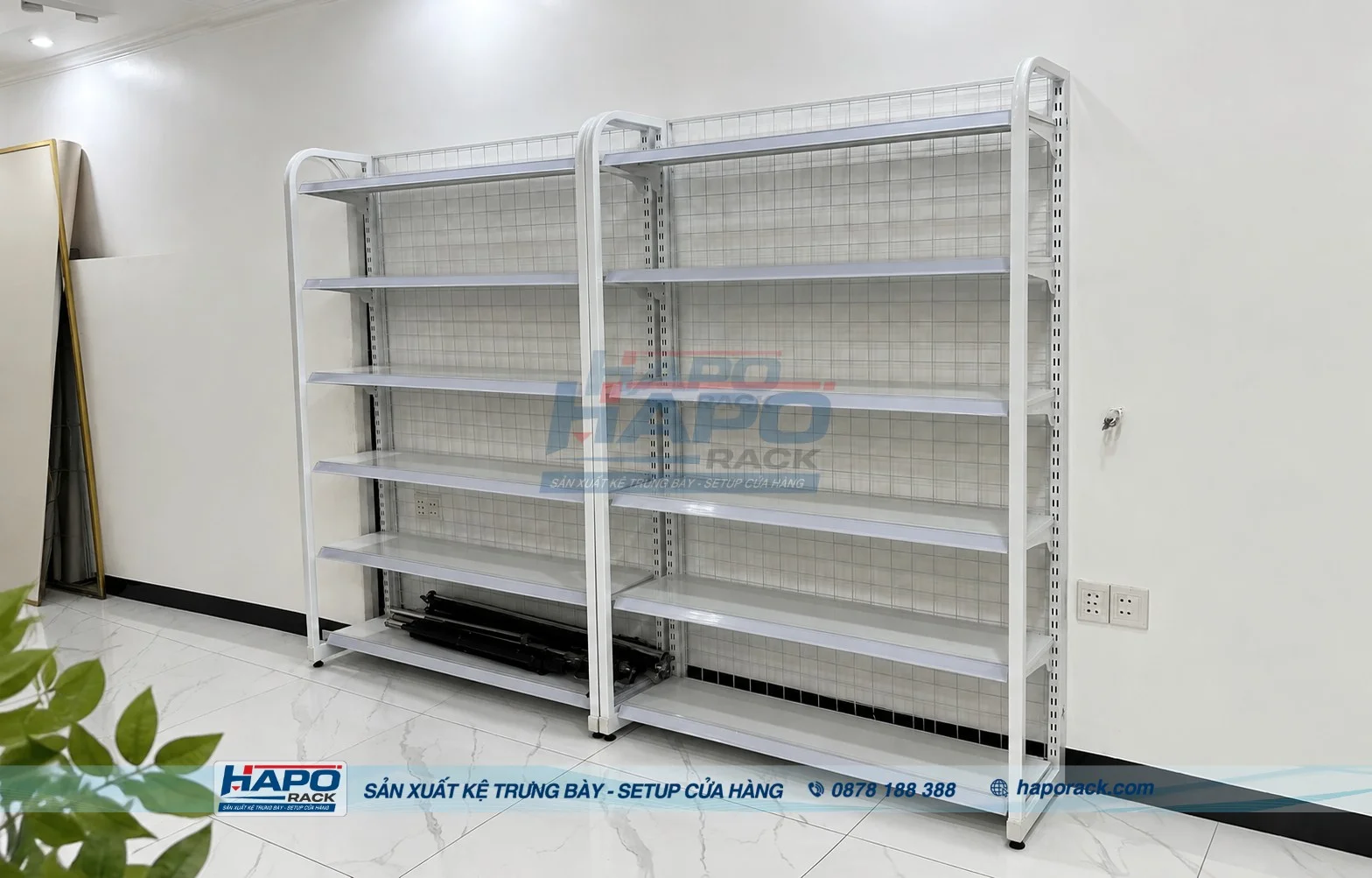 Kệ Lưng Lưới 6 Tầng Giá Tốt – Bền Đẹp, Dễ Trưng Bày