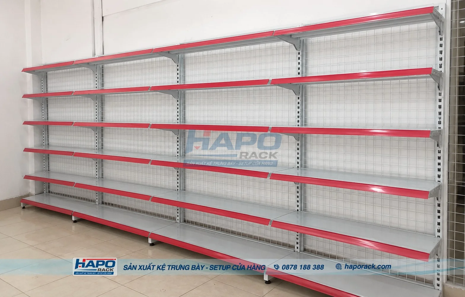 Kệ Lưng Lưới 6 Tầng HAPO Rack – Báo Giá Chi Tiết