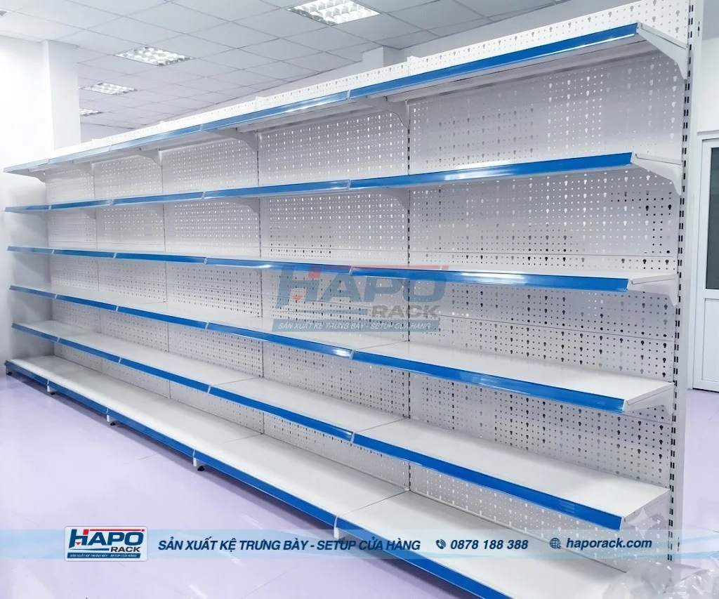 Kệ Lưng Tôn Lỗ 6 Tầng – Giải Pháp Trưng Bày Hàng Hóa Tối Ưu