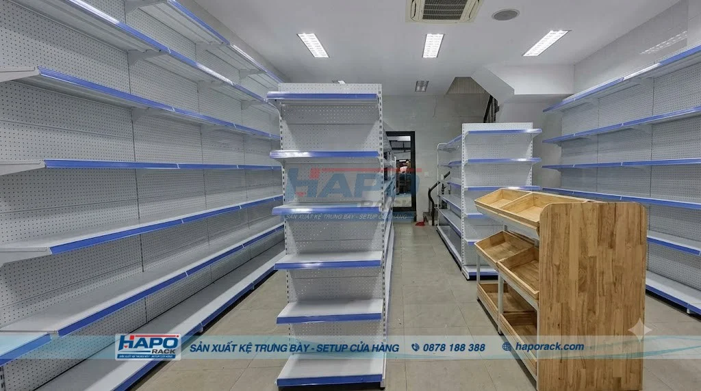 Kệ Lưng Tôn Lỗ 6 Tầng – Giải Pháp Trưng Bày Hàng Hóa Tối Ưu