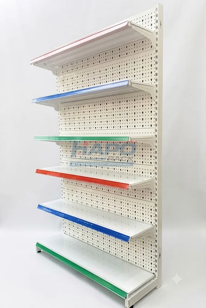 Kệ Lưng Tôn Lỗ 6 Tầng – Kệ Trưng Bày Siêu Thị, Shop, Cửa Hàng