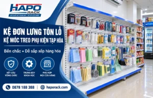 Kệ Móc Treo Phụ Kiện Tạp Hóa – Gọn Đẹp, Dễ Tìm Hàng