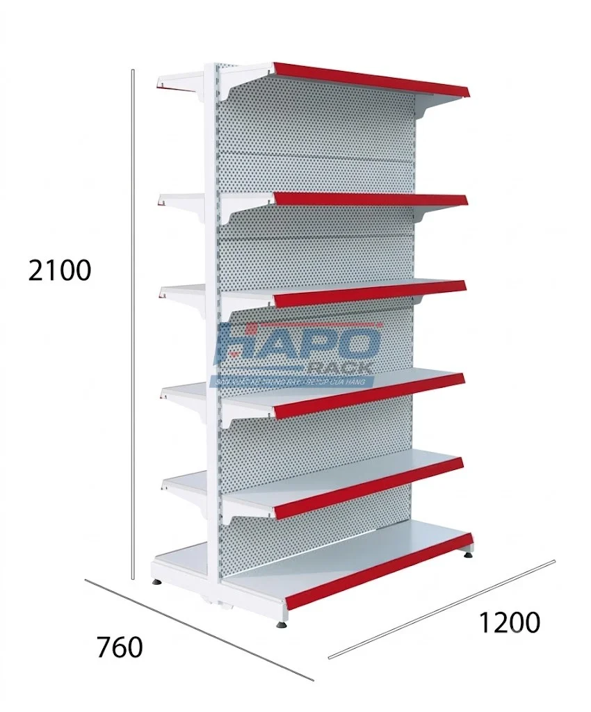Kệ Siêu Thị Đôi Lưng Tôn Lỗ – Chắc Chắn, Đẹp, Dễ Lắp Ráp