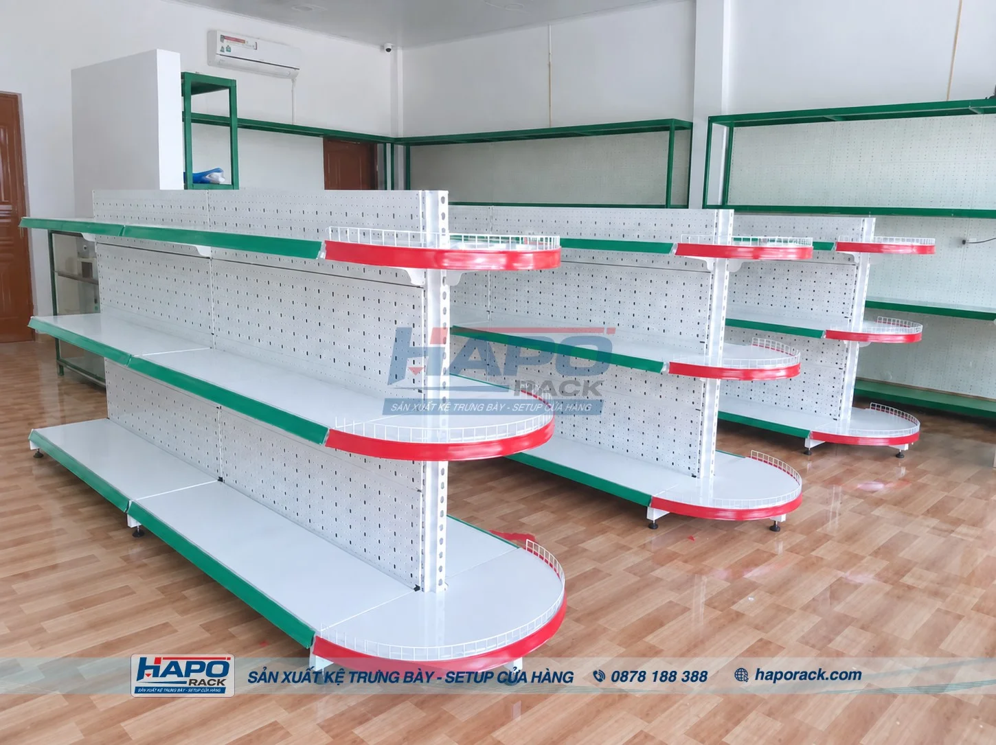 Kệ Siêu Thị Lưng Tôn Lỗ 3 Tầng Giá Xưởng