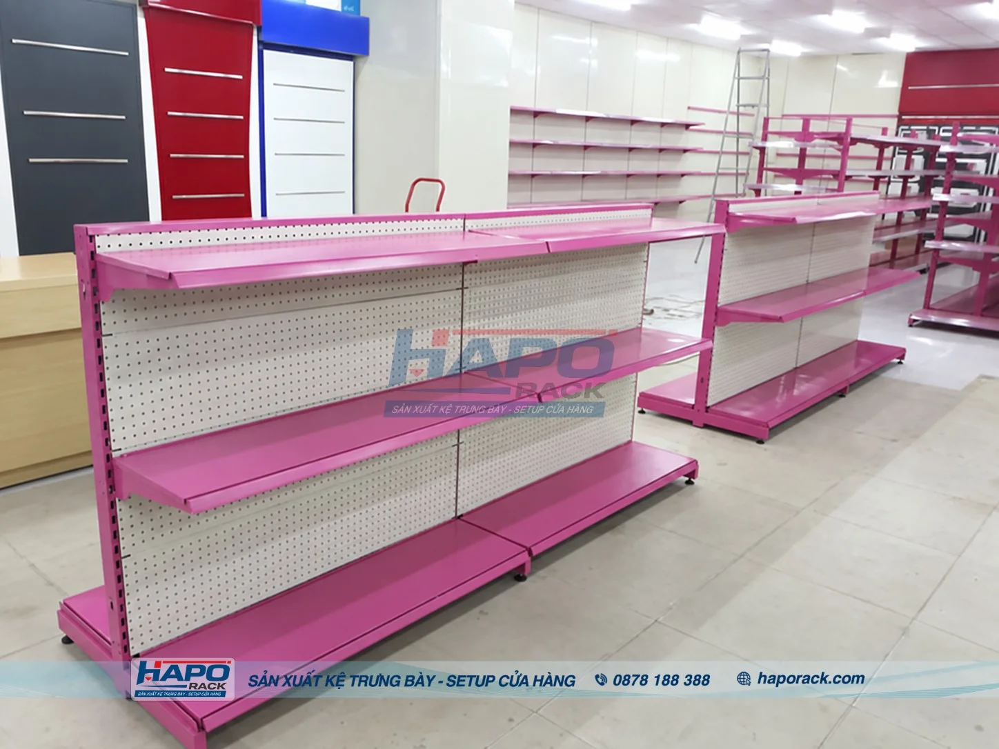 Kệ Siêu Thị Tôn Lỗ 3 Tầng Chắc Chắn, Dễ Trưng Bày