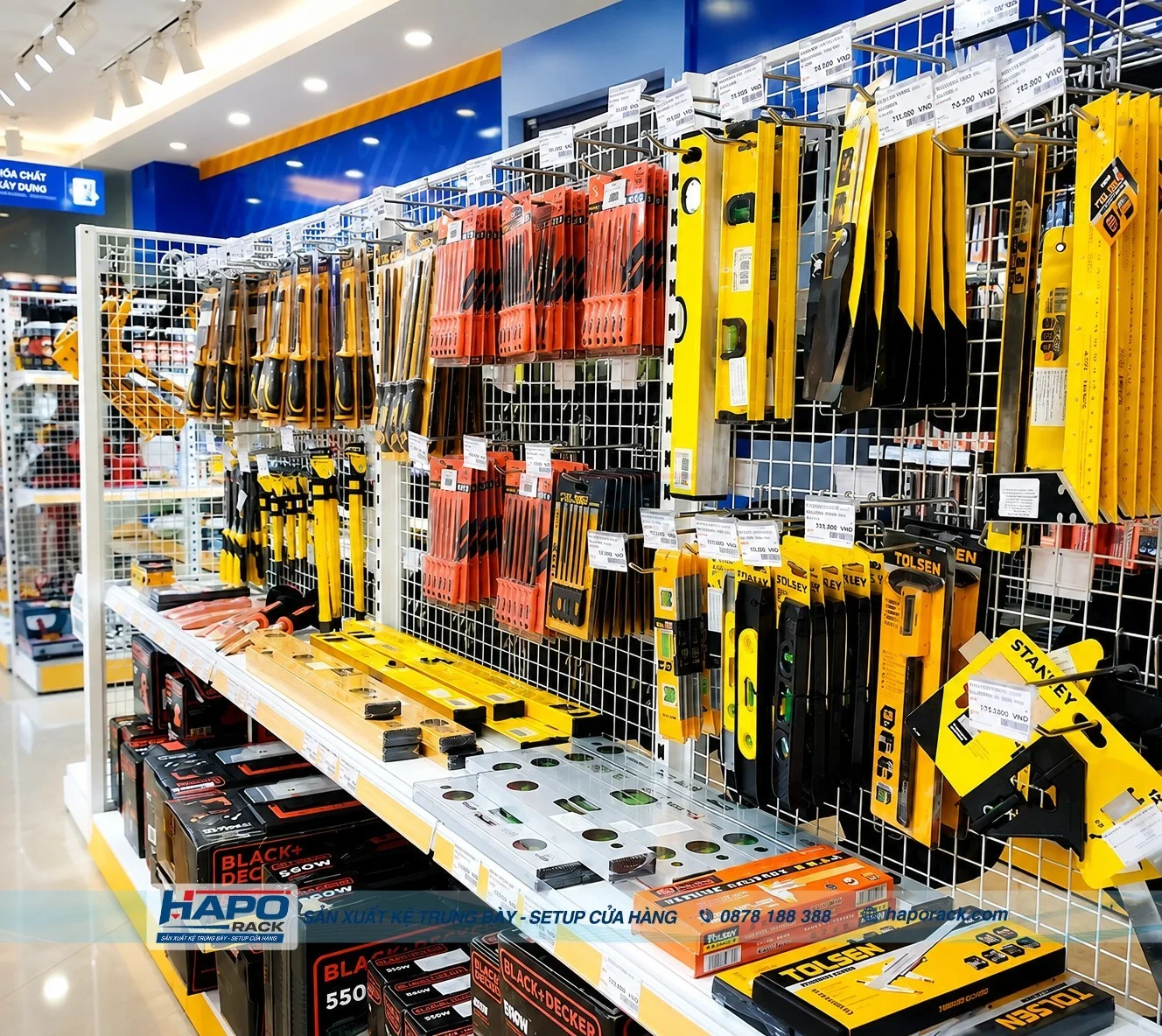 Kệ Trưng Bày Dụng Cụ Cầm Tay Bền Chắc, Dễ Sắp Xếp Cho Cửa Hàng 2027