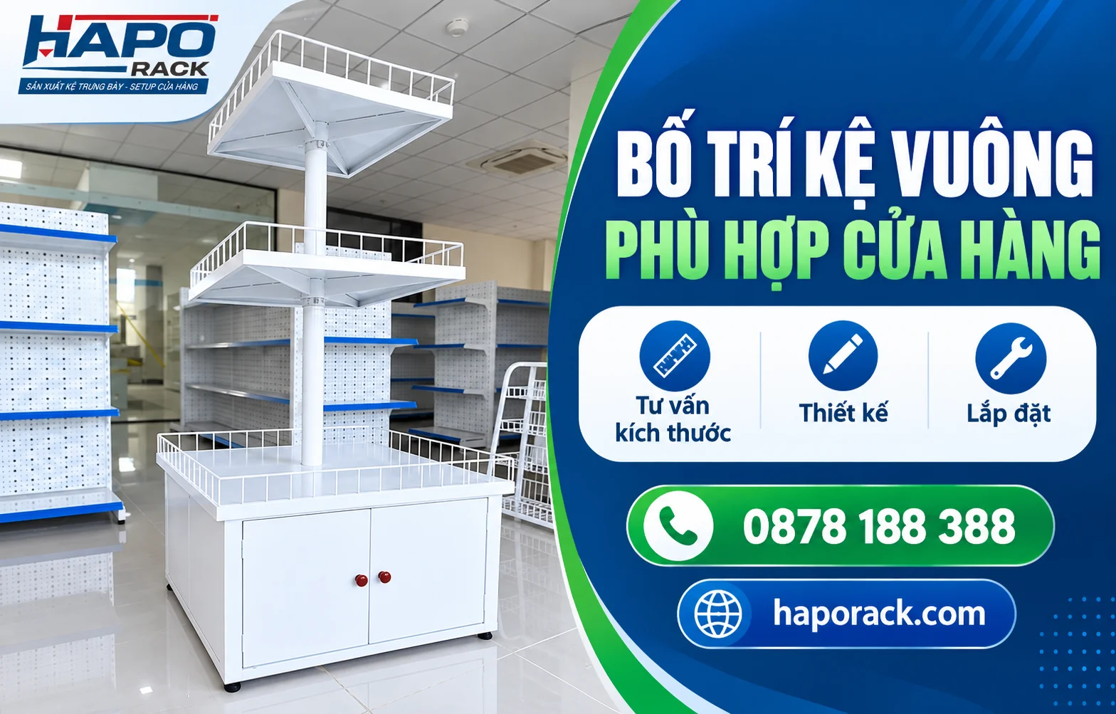 Kệ Vuông Siêu Thị Có Công Dụng Gì? Gợi Ý Chọn Kích Thước