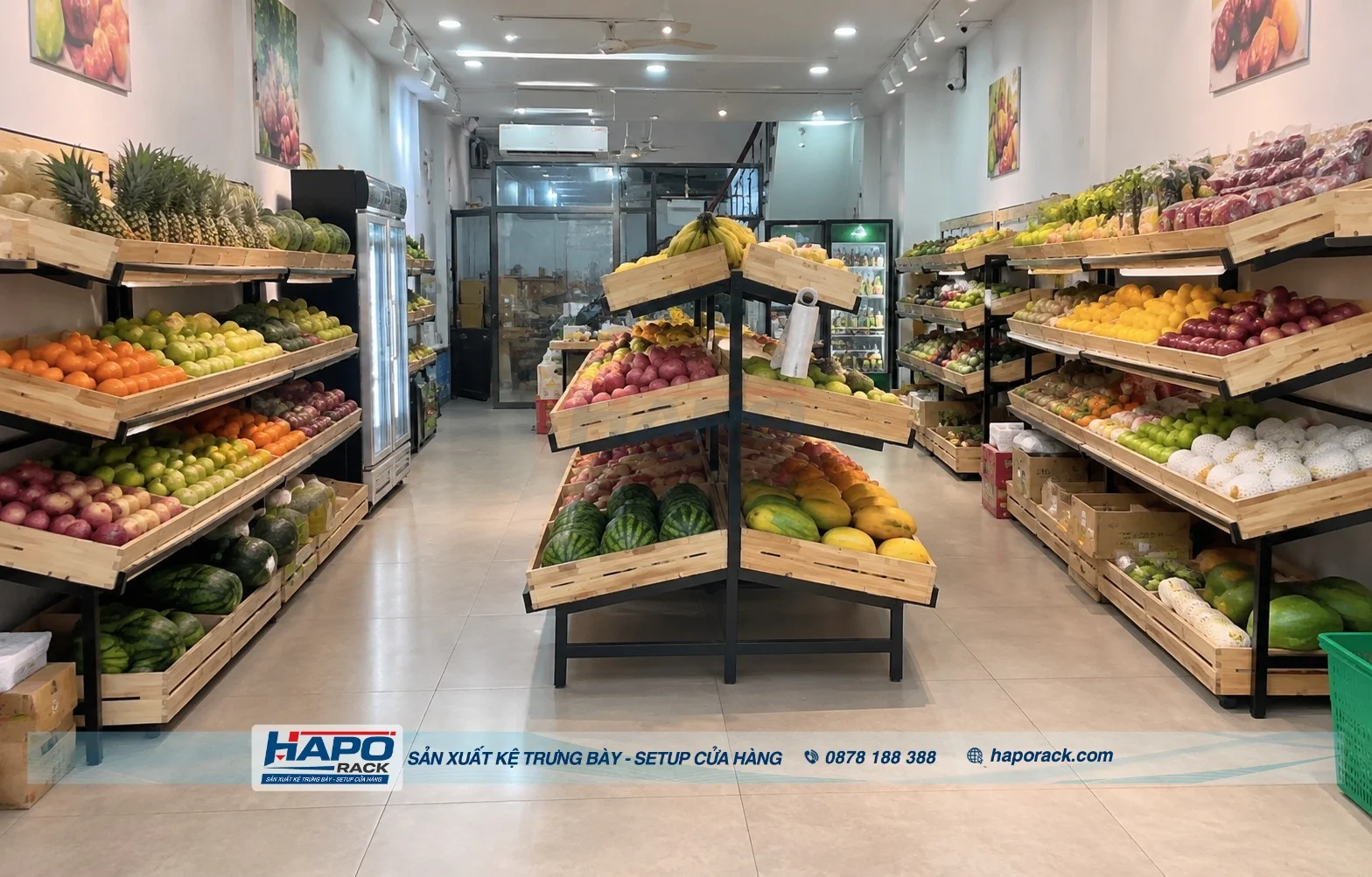 Mẫu Kệ Bán Trái Cây Đẹp Mới Nhất, Chắc Chắn, Dễ Lấy Hàng