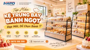 Mẫu Kệ Bánh Ngọt Nhiều Tầng Đẹp, Gọn Gàng, Tối Ưu Diện Tích