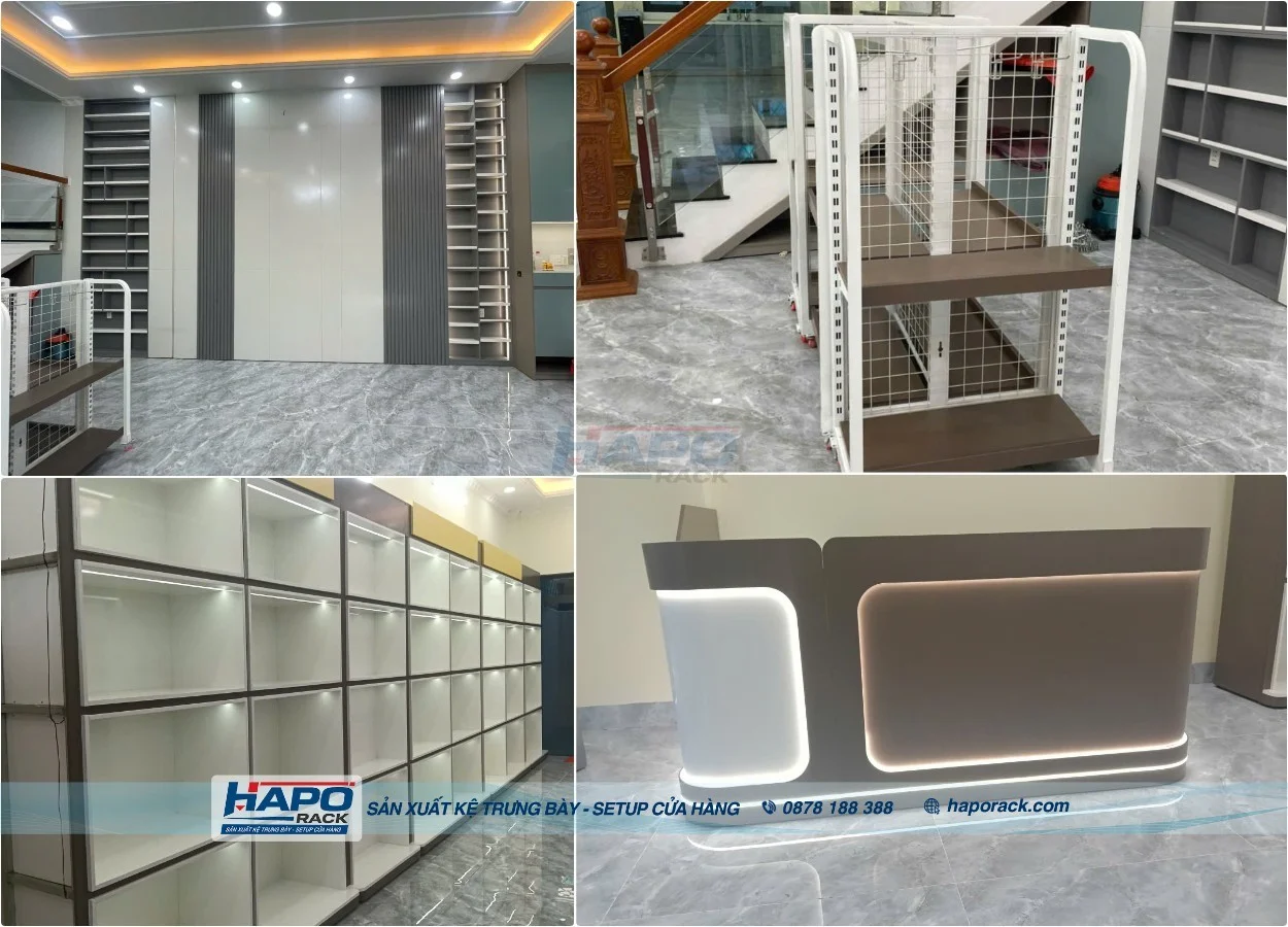 Mẫu Kệ Cửa Hàng Sơn Chịu Tải Tốt, Trưng Bày Thùng Sơn Gọn Gàng 2027