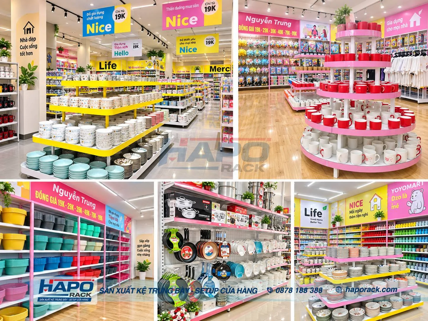 Mẫu Kệ Để Hàng Gia Dụng Chắc Chắn, Dễ Phân Loại Và Sắp Xếp
