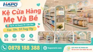 Sản Xuất Kệ Shop Mẹ Và Bé Tại P. Vị Thanh TP. Cần Thơ – Bền Đẹp, Dễ Bố Trí