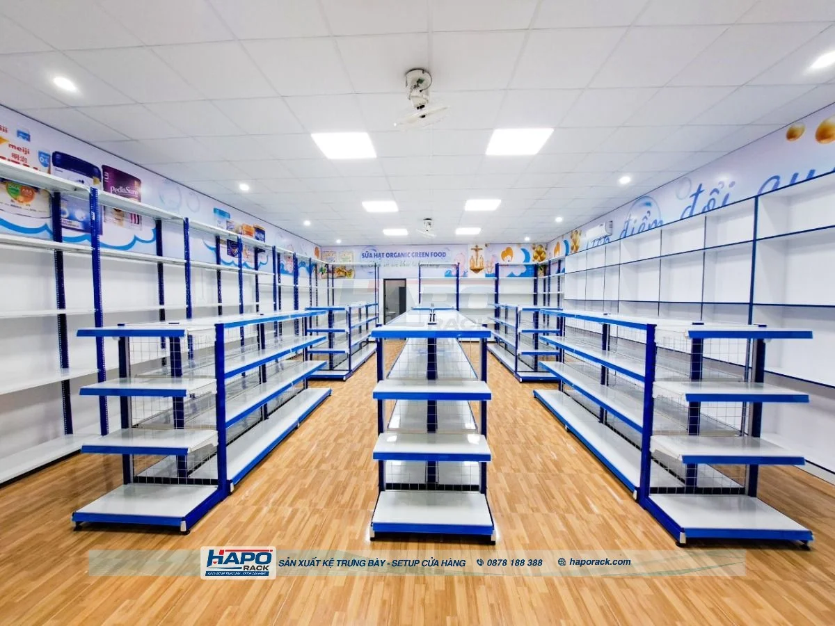 Sản Xuất Kệ Trưng Bày Siêu Thị Tại Phường Tân Thới Hiệp TP.HCM